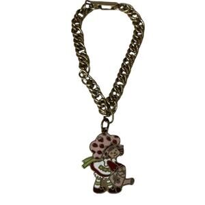 Vintage 1980 Strawberry Shortcake American Greetings Charm Bracelet